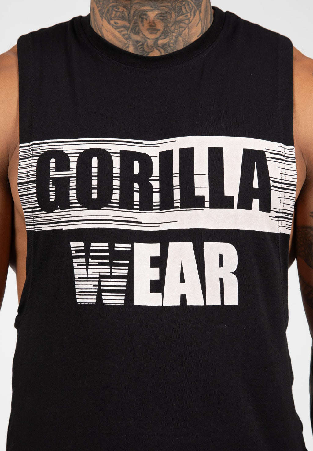 Gorilla Wear Lopez Drop Armhole Tank Top - Zwart