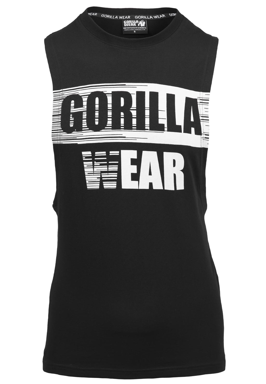 Gorilla Wear Lopez Drop Armhole Tank Top - Zwart