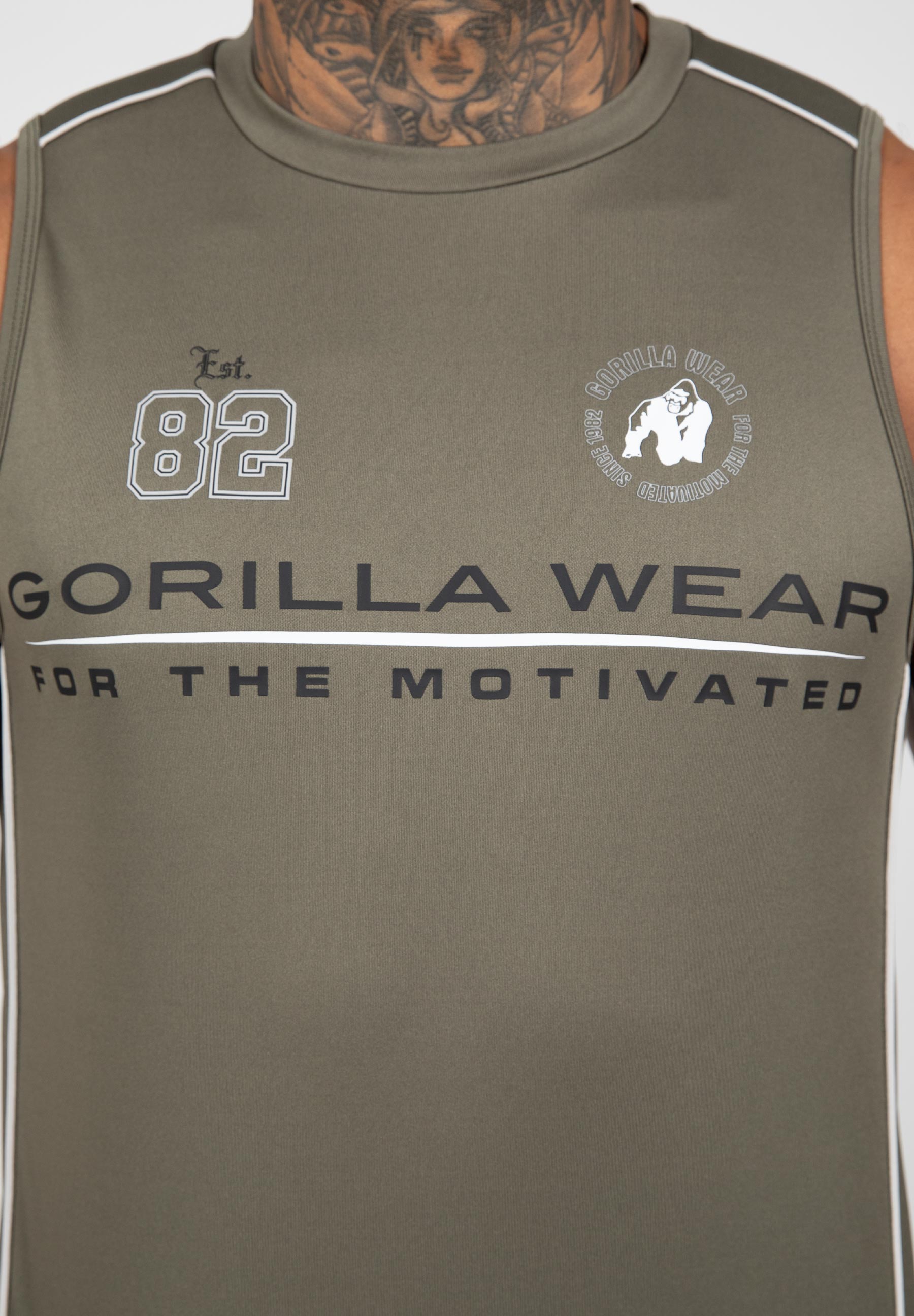 Gorilla Wear Broxton Tank Top - Legergroen