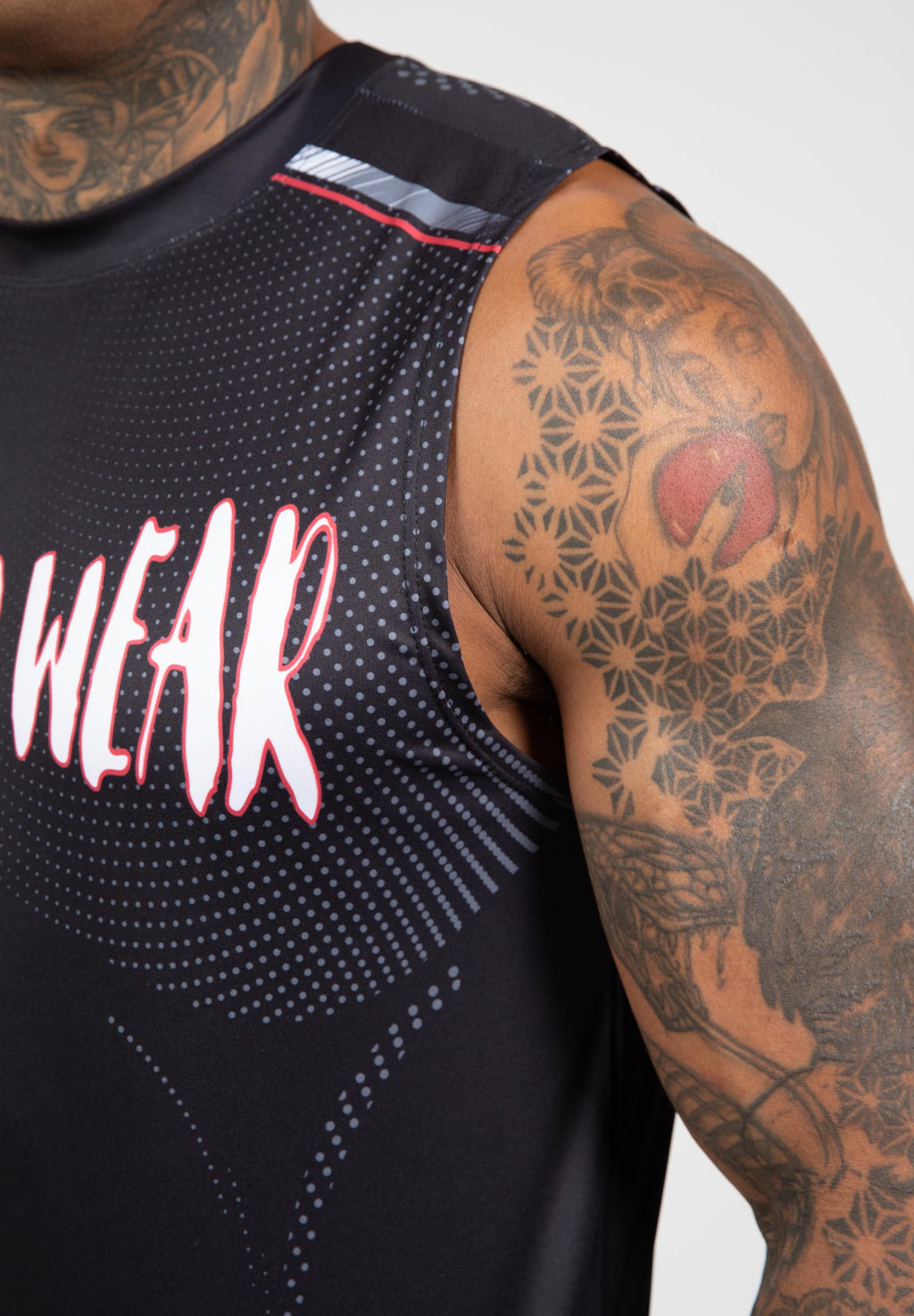 Gorilla Wear Clayton Tank Top - Zwart/Rood
