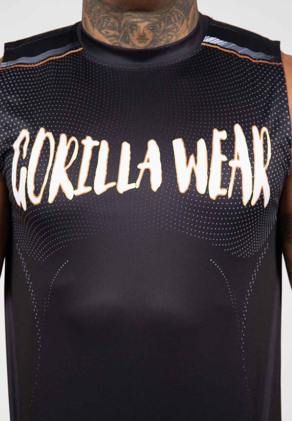 Gorilla Wear Clayton Tank Top - Zwart/Goud