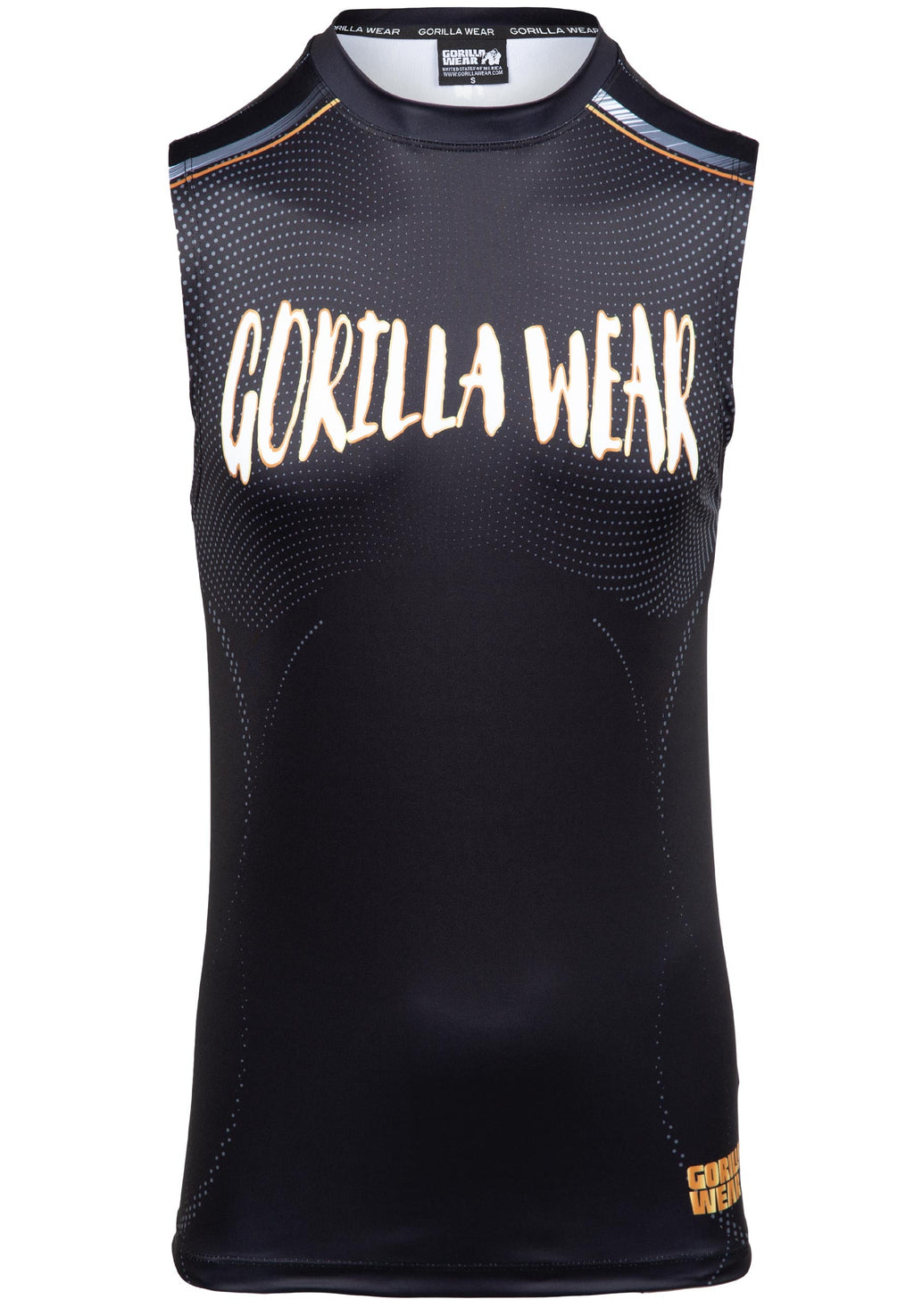 Gorilla Wear Clayton Tank Top - Zwart/Goud