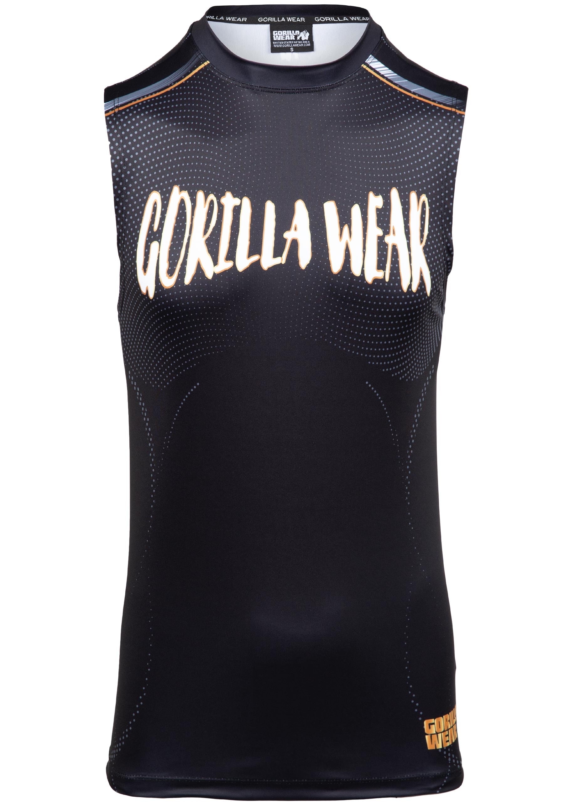 Gorilla Wear Clayton Tank Top - Zwart/Goud