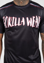 Gorilla Wear Clayton T-shirt - Zwart/Rood