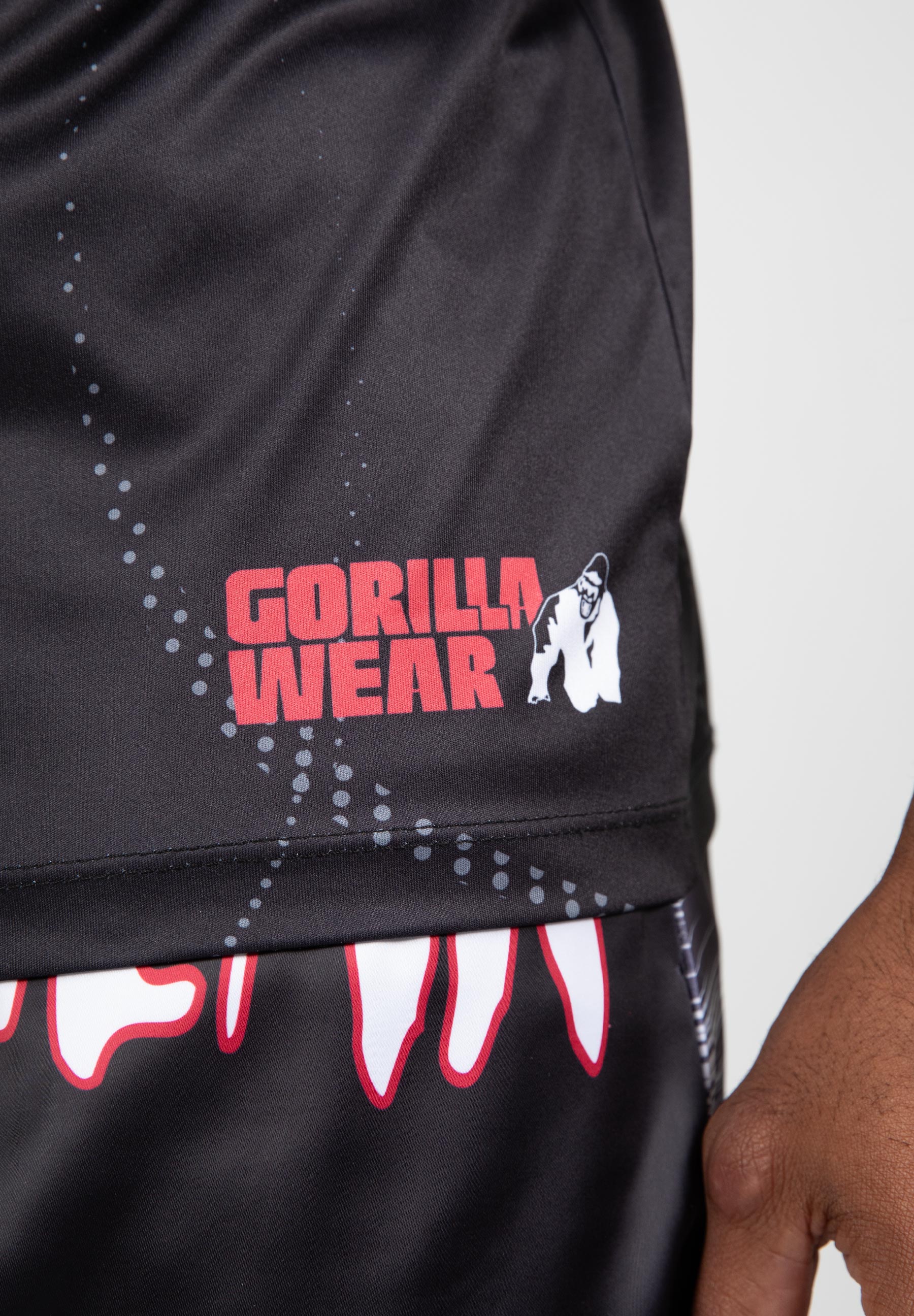 Gorilla Wear Clayton T-shirt - Zwart/Rood