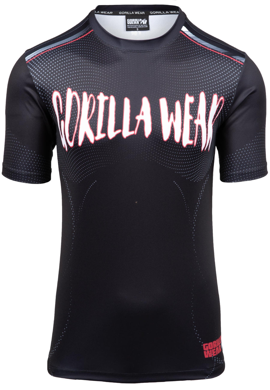 Gorilla Wear Clayton T-shirt - Zwart/Rood