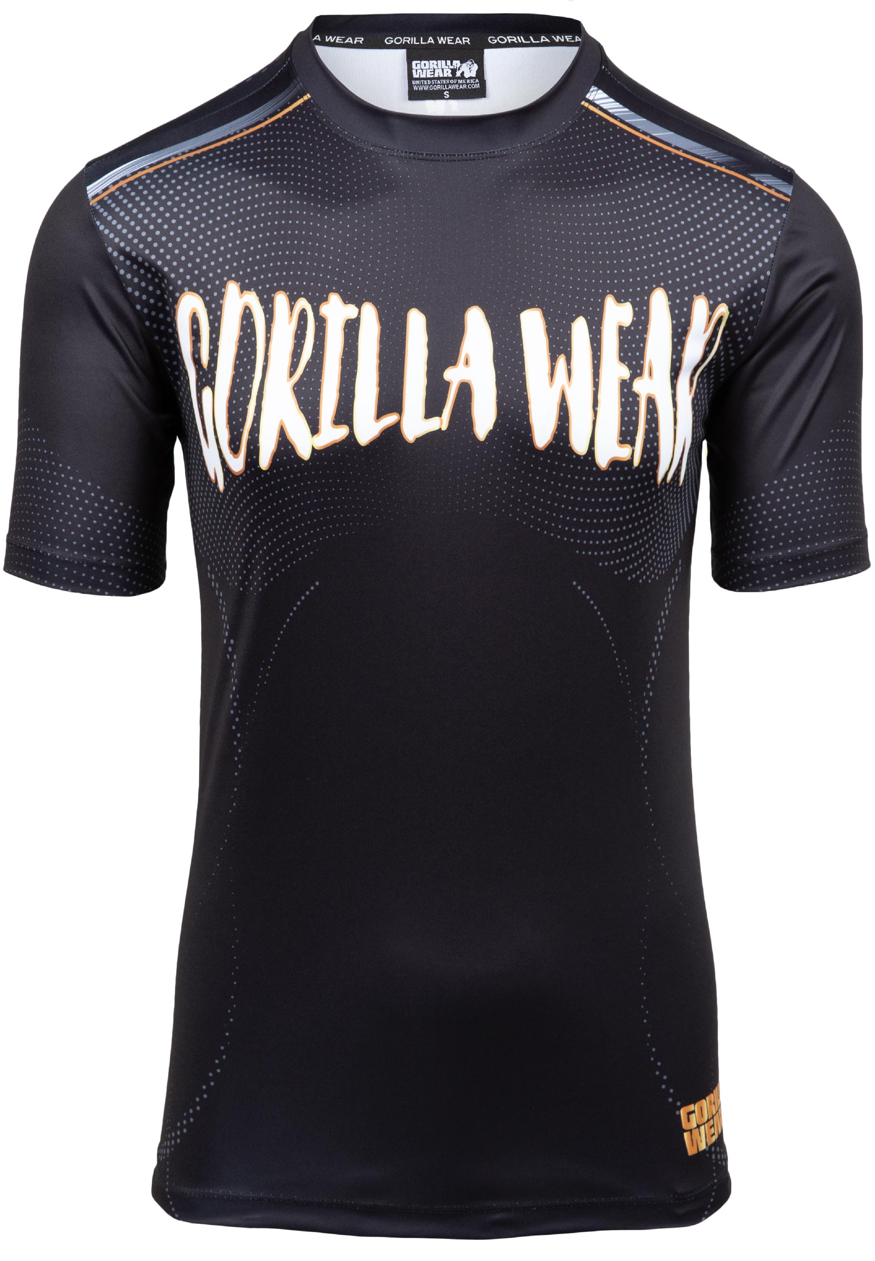 Gorilla Wear Clayton T-shirt - Zwart/Goud