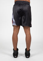 Gorilla Wear Clayton Boxing Shorts - Zwart/Rood