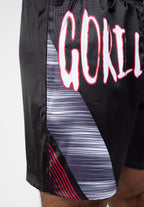 Gorilla Wear Clayton Boxing Shorts - Zwart/Rood