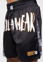 Gorilla Wear Clayton Boxing Shorts - Zwart/Goud