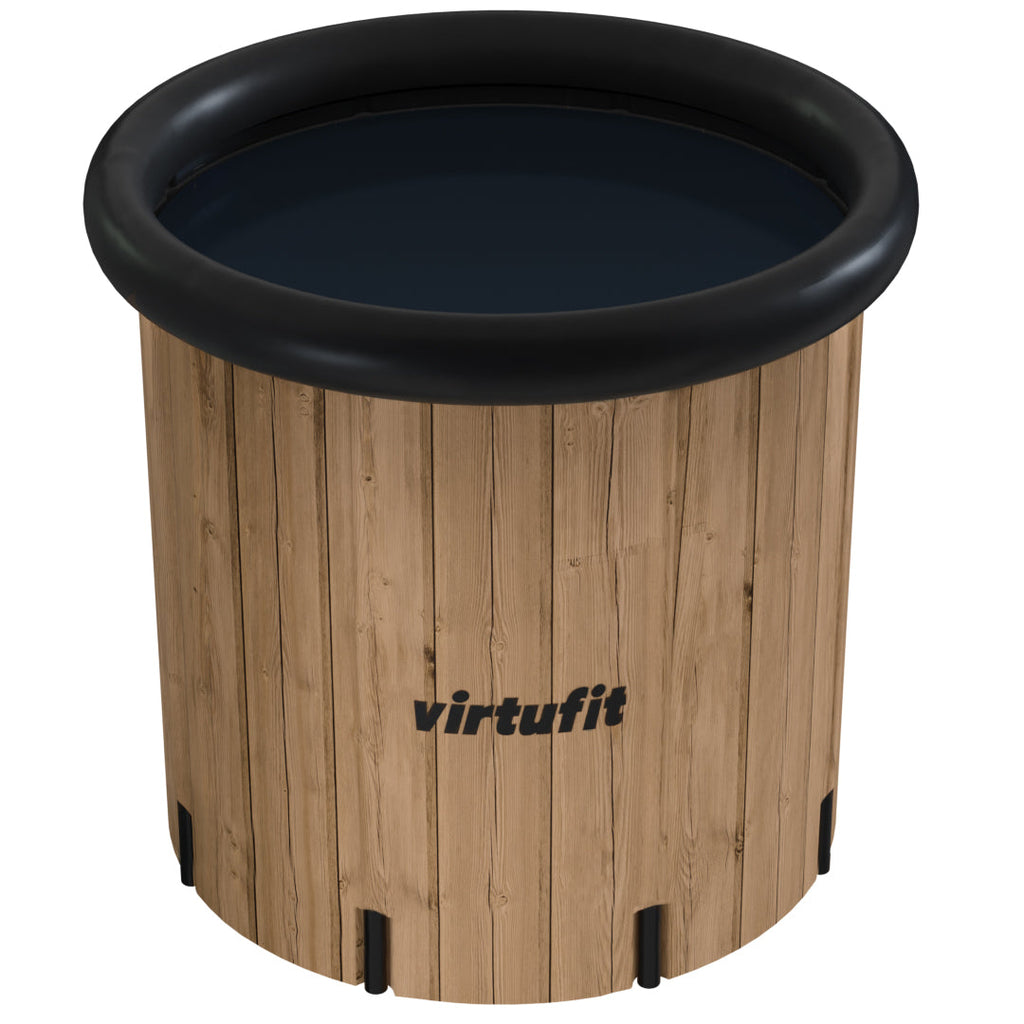 VirtuFit IJsbad XXL - 375 Liter - Wood Look - Inclusief accessoires - Tweedekans