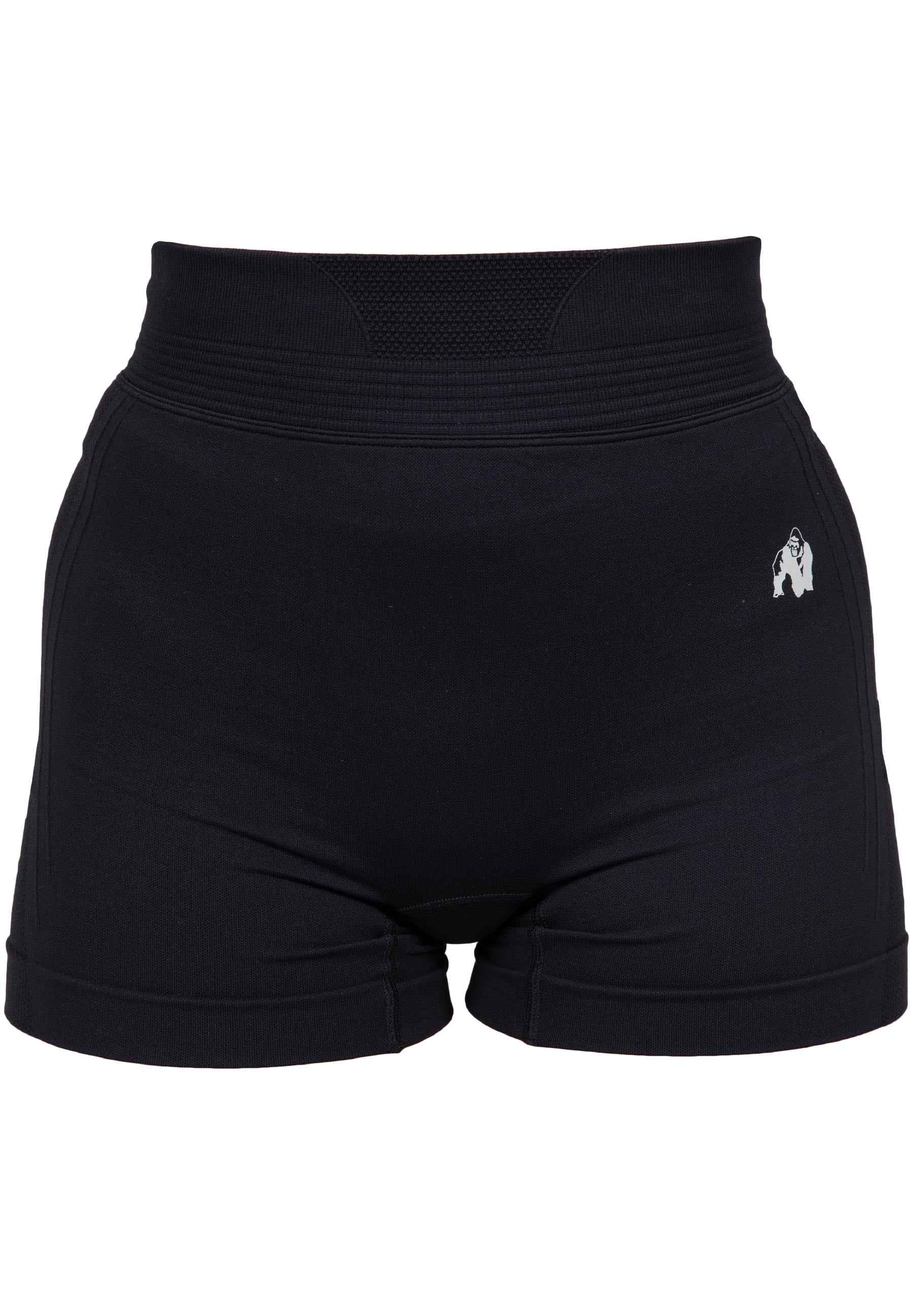 Gorilla Wear Whitney Seamless Shorts - Zwart