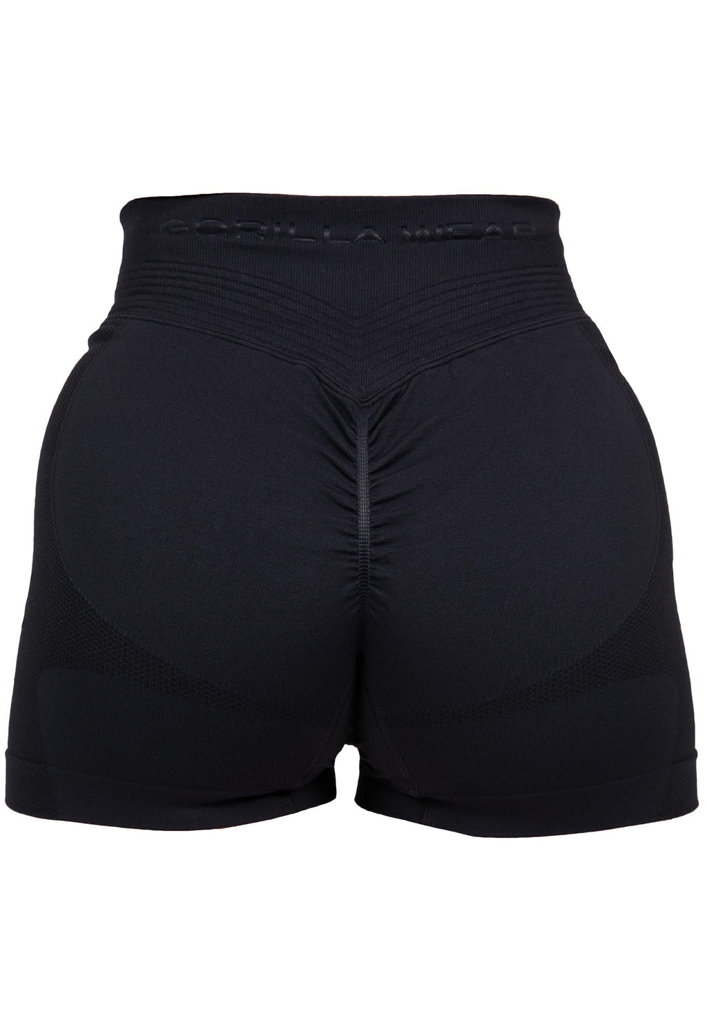Gorilla Wear Whitney Seamless Shorts - Zwart