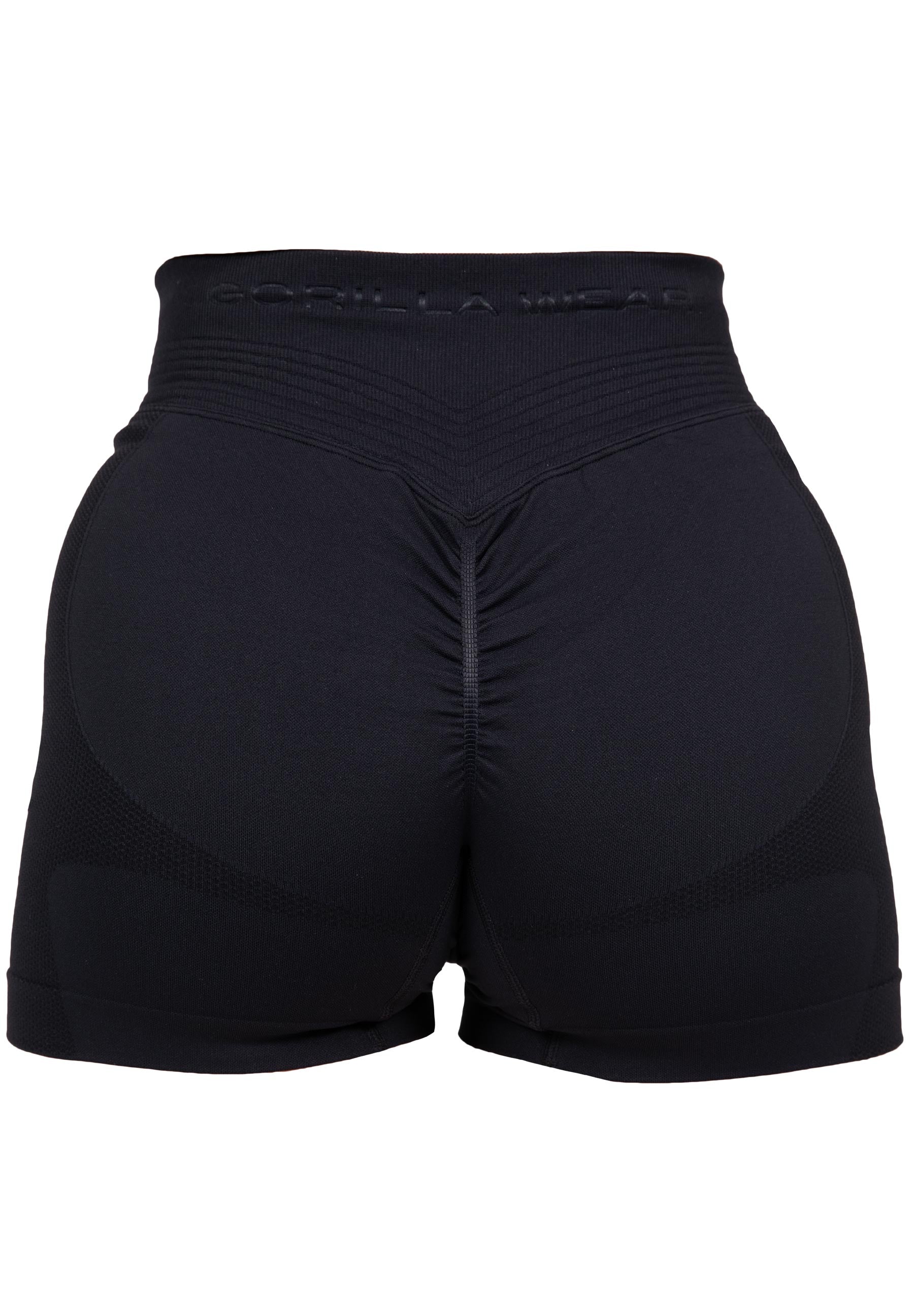 Gorilla Wear Whitney Seamless Shorts - Zwart
