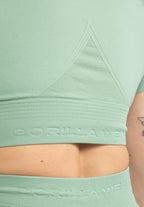 Gorilla Wear Whitney Seamless Crop Top - Groen