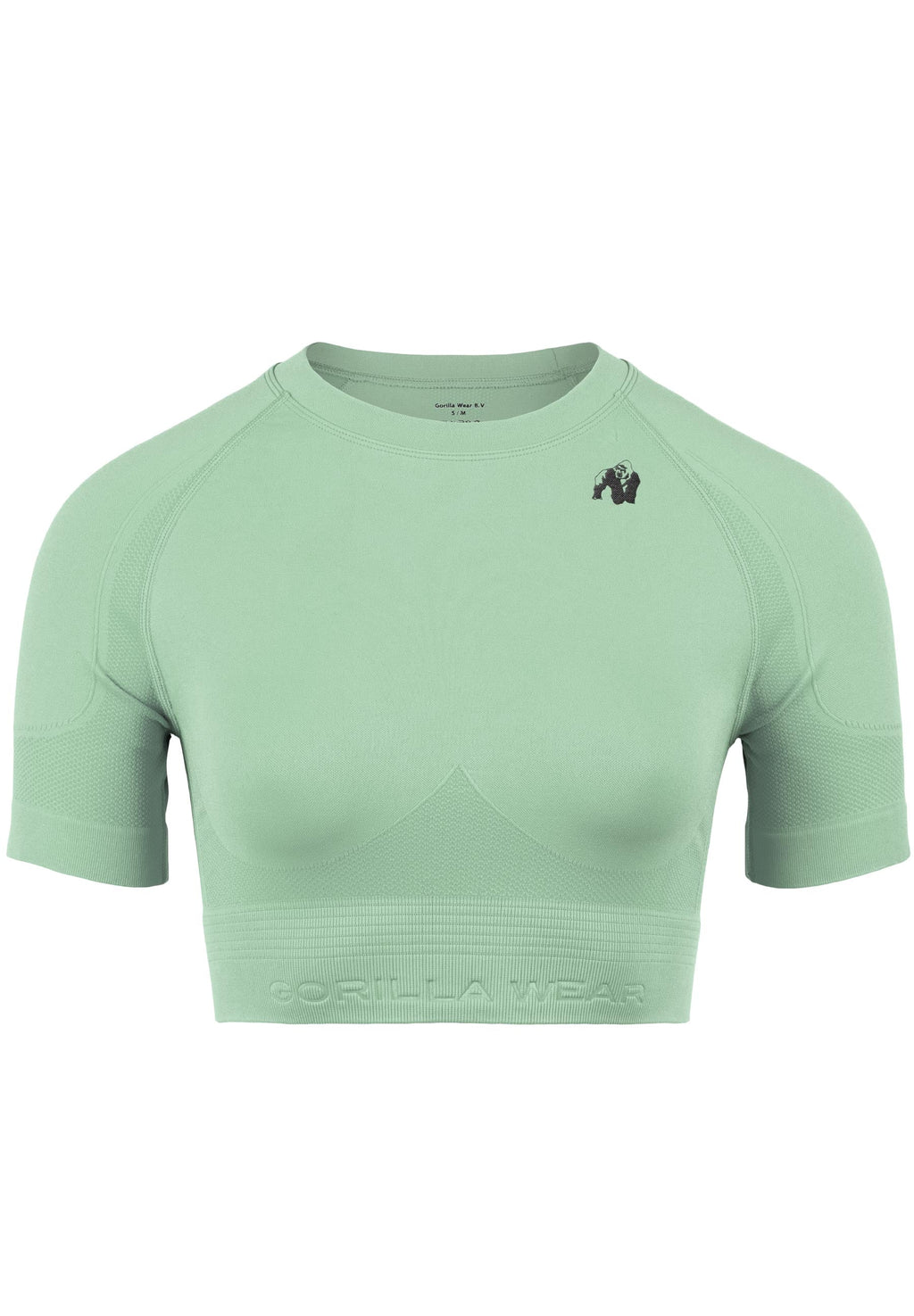 Gorilla Wear Whitney Seamless Crop Top - Groen