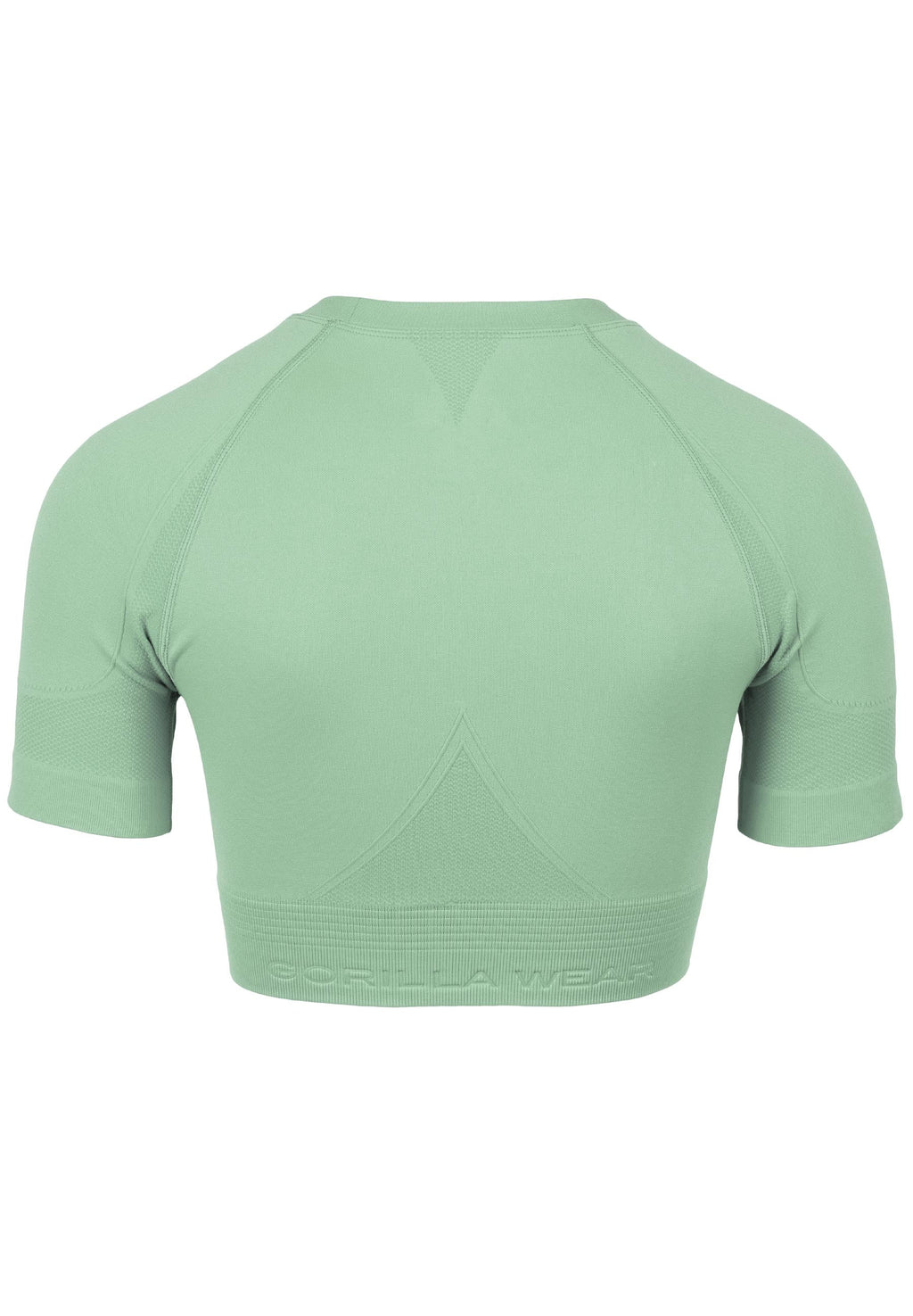 Gorilla Wear Whitney Seamless Crop Top - Groen