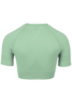 Gorilla Wear Whitney Seamless Crop Top - Groen