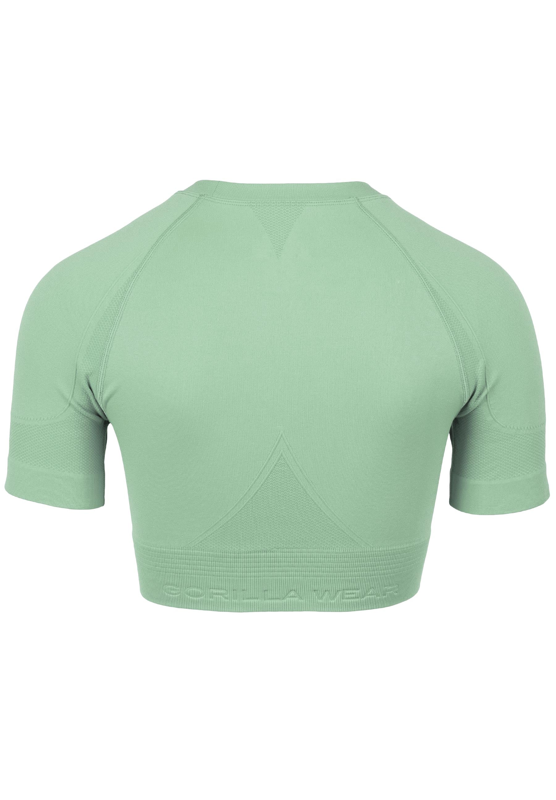 Gorilla Wear Whitney Seamless Crop Top - Groen