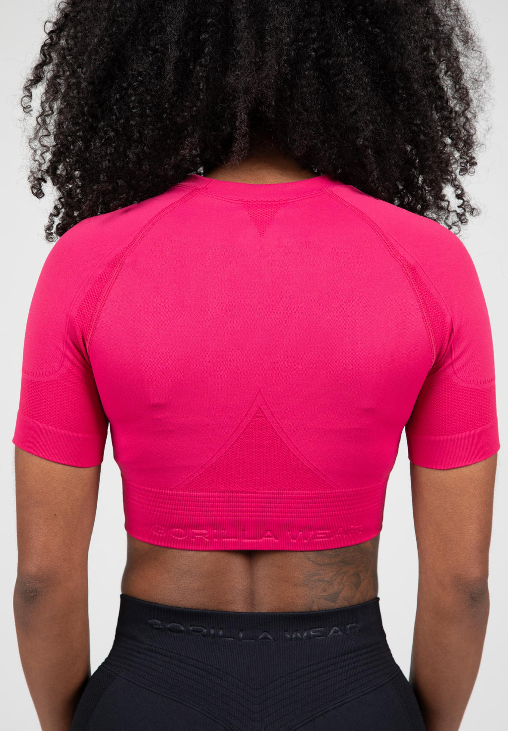 Gorilla Wear Whitney Seamless Crop Top - Roze