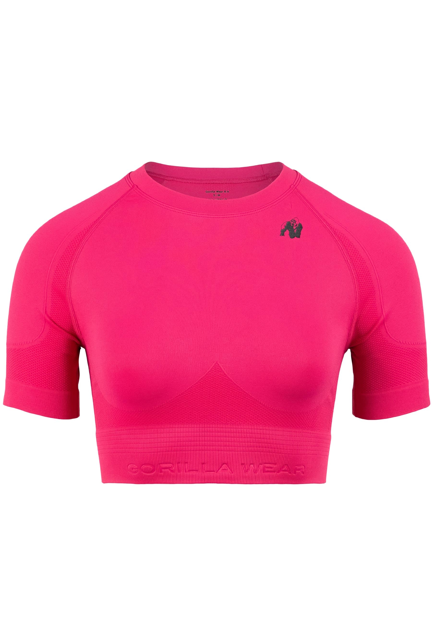 Gorilla Wear Whitney Seamless Crop Top - Roze
