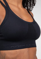 Gorilla Wear Whitney Seamless Sportbeha - Zwart