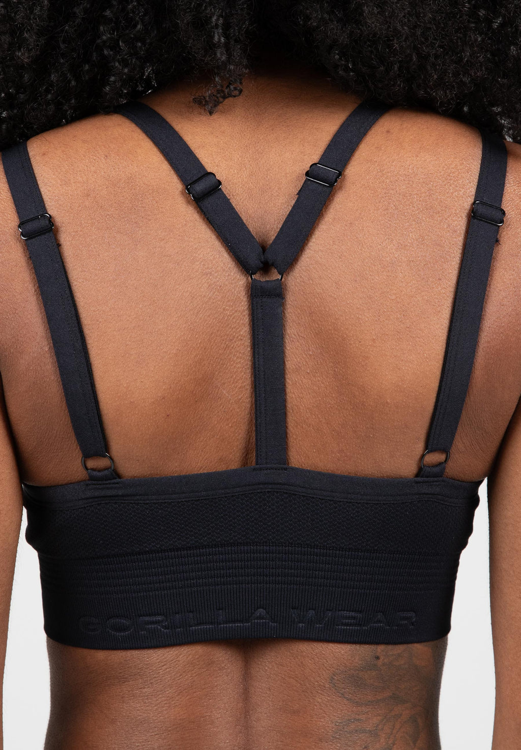 Gorilla Wear Whitney Seamless Sportbeha - Zwart