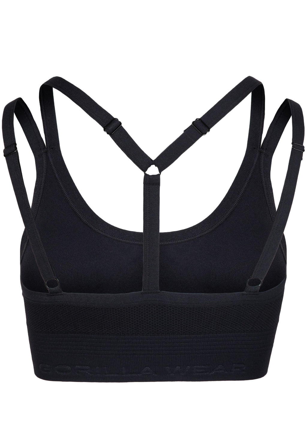 Gorilla Wear Whitney Seamless Sportbeha - Zwart