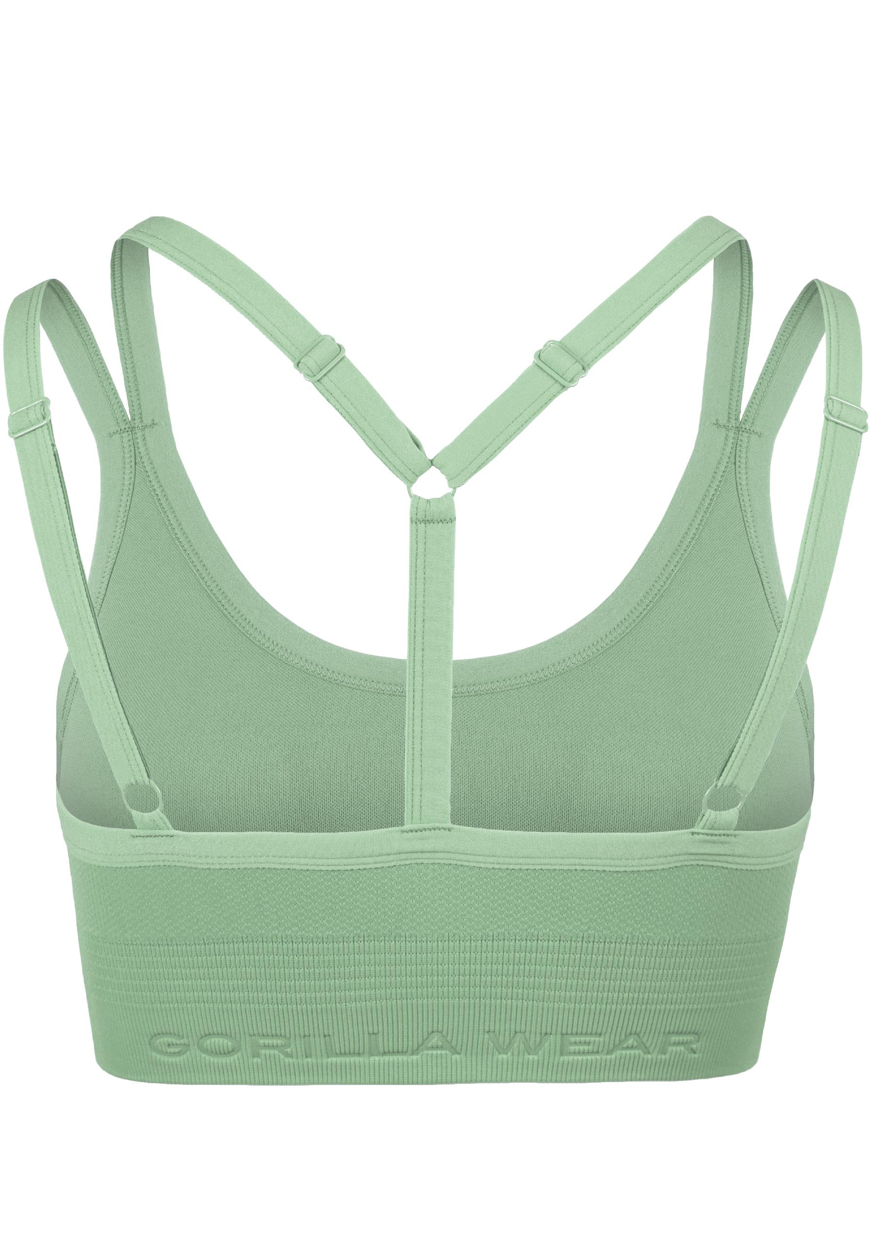 Gorilla Wear Whitney Seamless Sportbeha - Groen