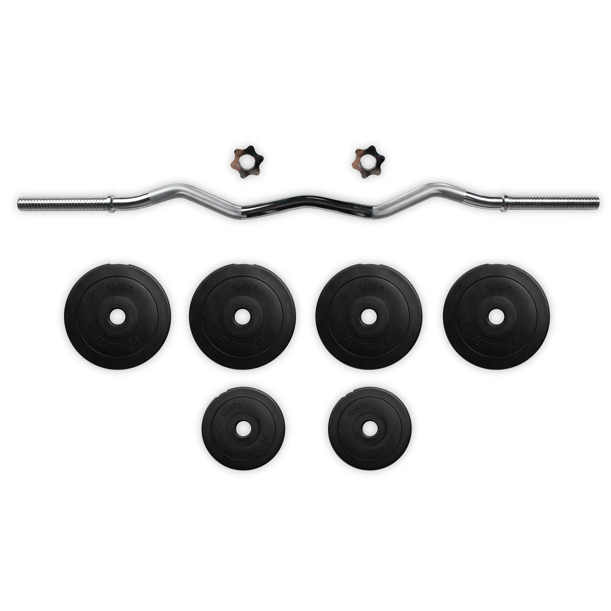 VirtuFit Vinyl EZ-Curl Set - Halterset - 20 kg - Tweedekans