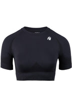 Gorilla Wear Whitney Seamless Crop Top - Zwart