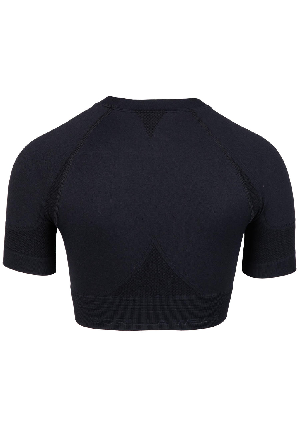 Gorilla Wear Whitney Seamless Crop Top - Zwart