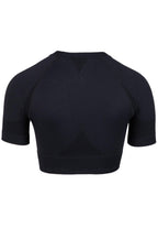 Gorilla Wear Whitney Seamless Crop Top - Zwart