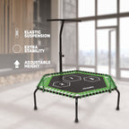 VirtuFit Fitness Trampoline Pro met Handvat - Zwart - 127 cm - Tweedekans