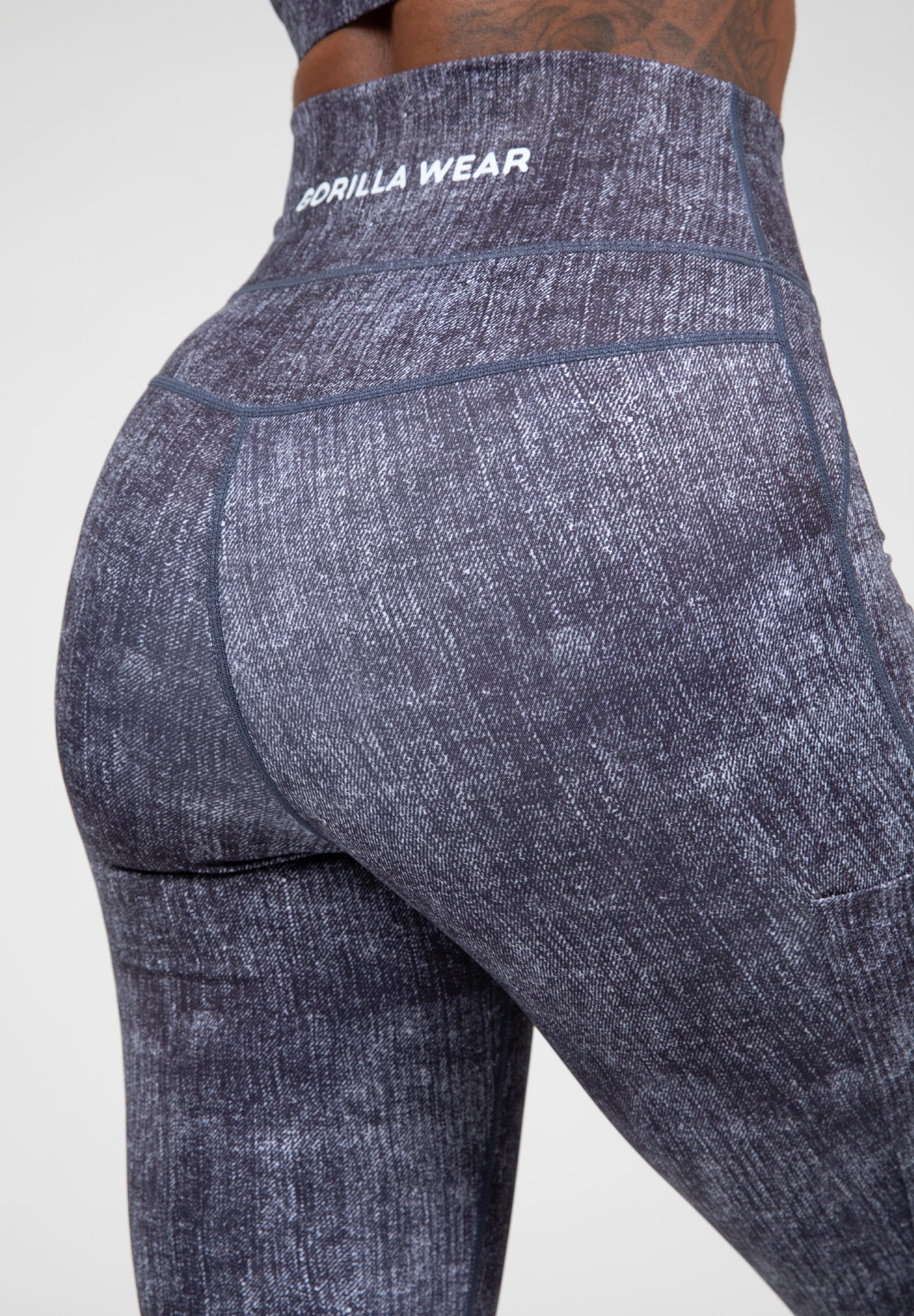 Gorilla Wear Camilla Legging - Denim Blauw