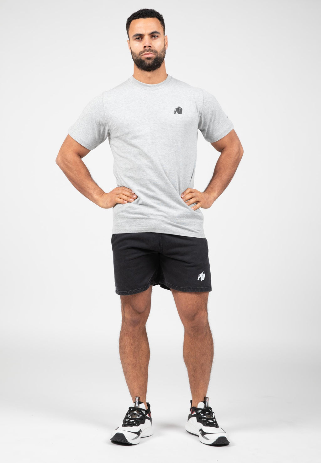 Gorilla Wear Curtis Sweat Shorts - Washed Grijs