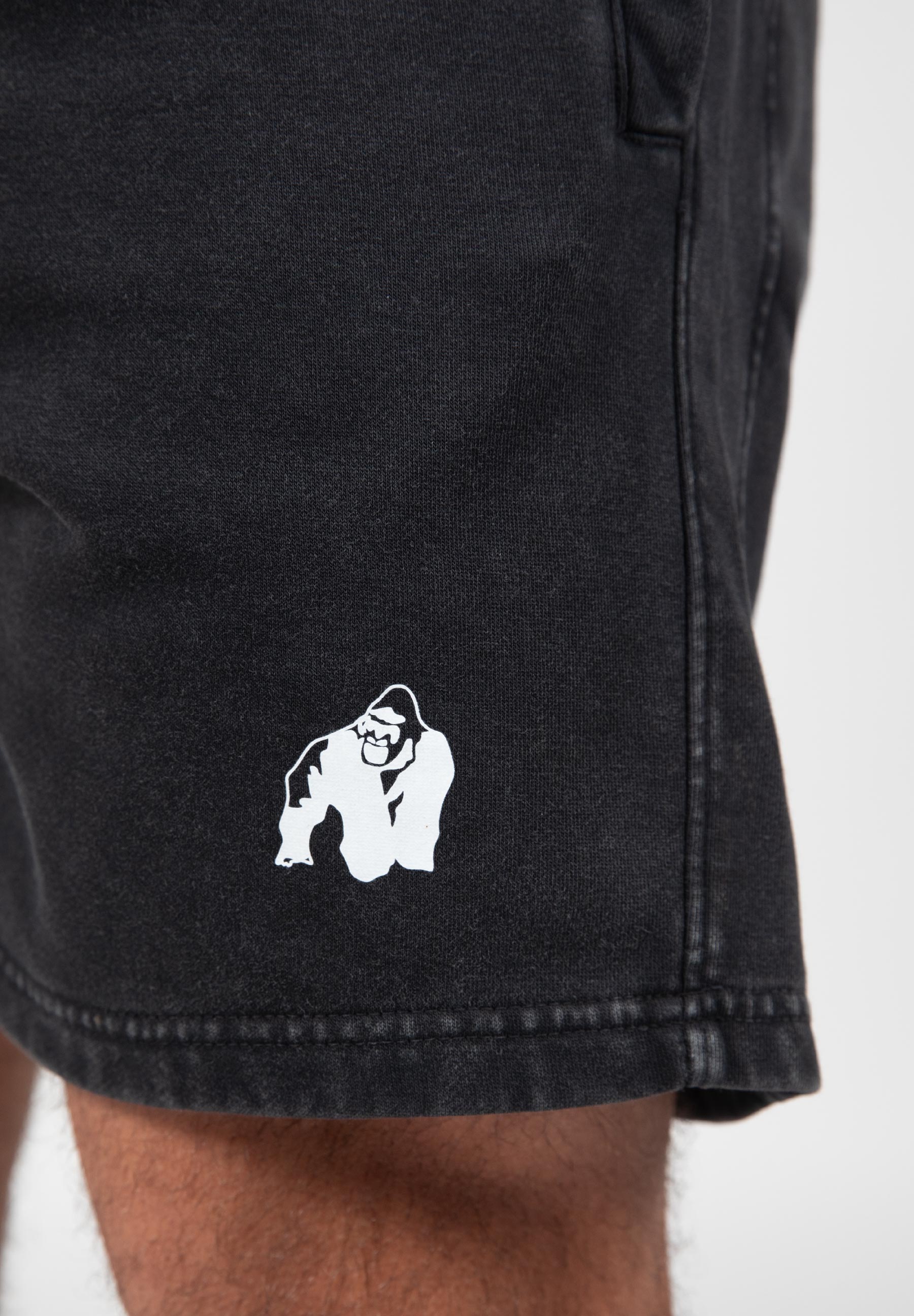 Gorilla Wear Curtis Sweat Shorts - Washed Grijs