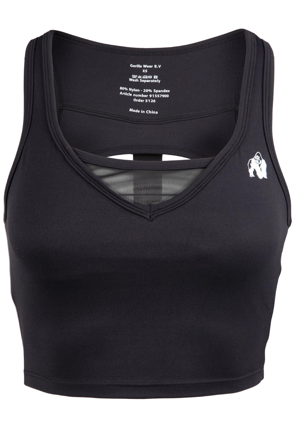 Gorilla Wear Willow Tank Top - Zwart