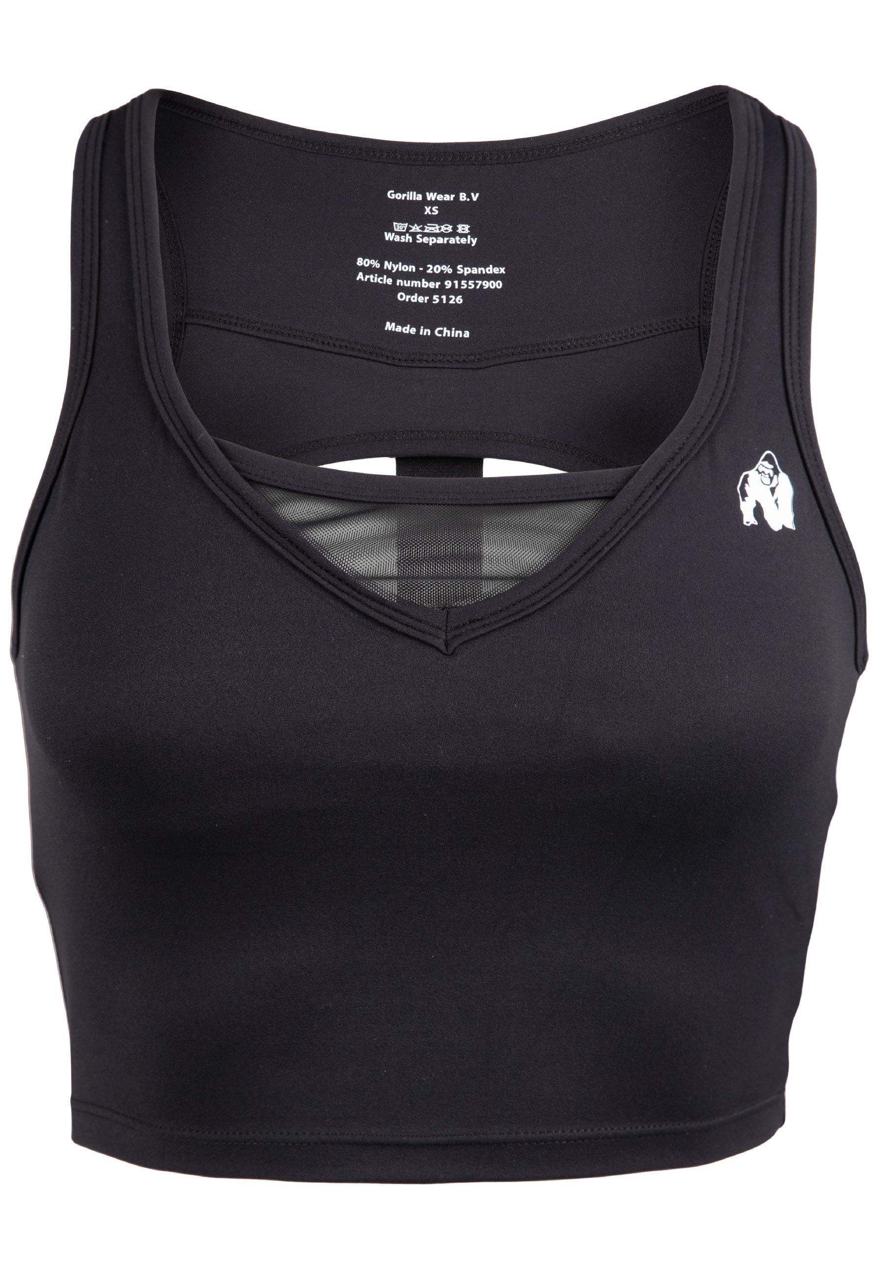 Gorilla Wear Willow Tank Top - Zwart