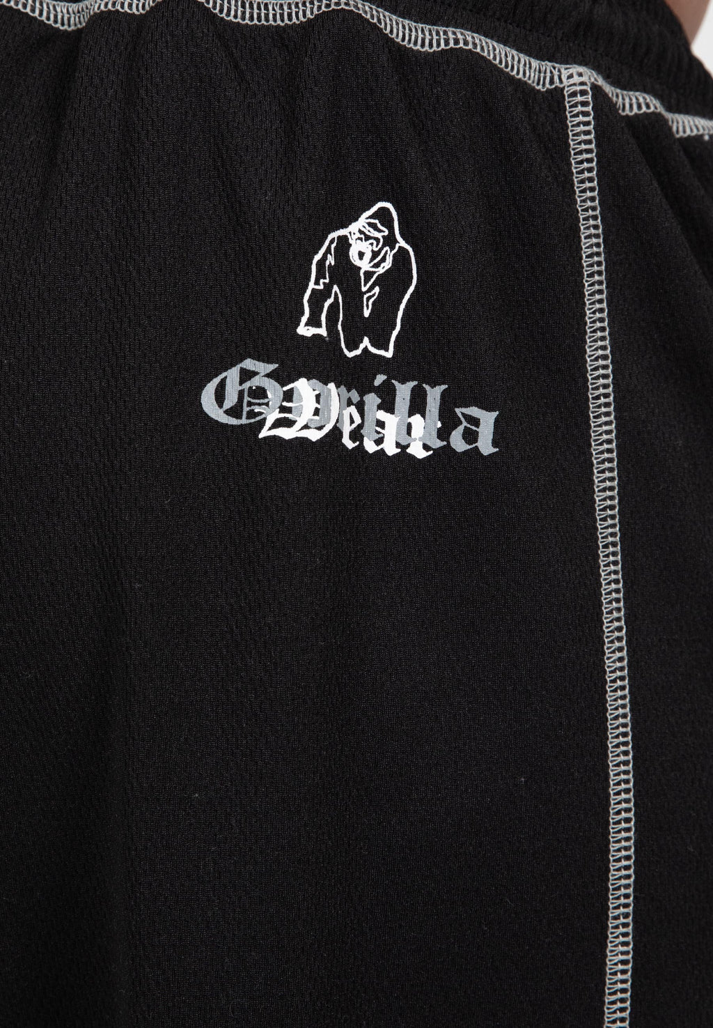 Gorilla Wear Marlow Mesh Pants - Zwart/Grijs