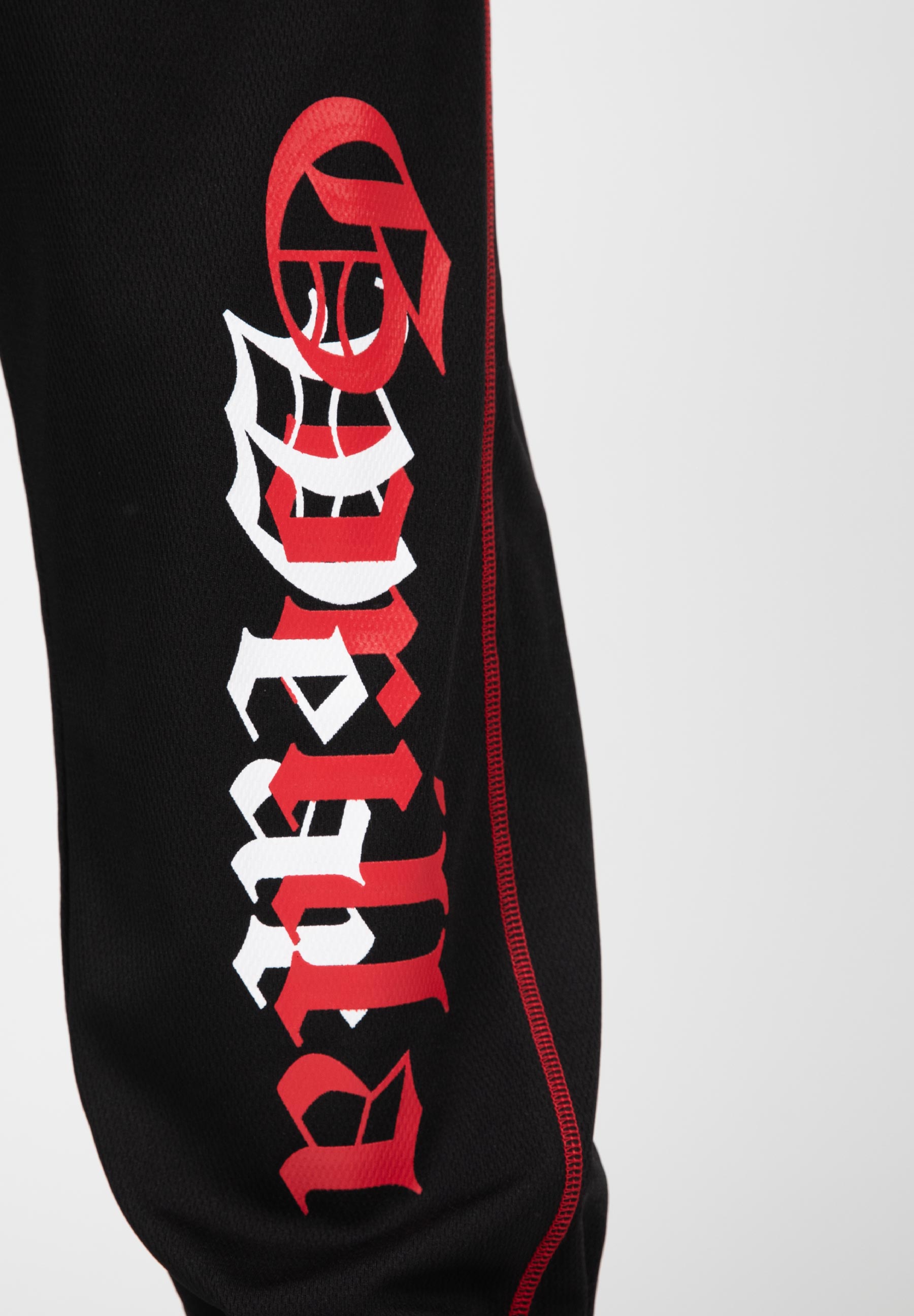 Gorilla Wear Marlow Mesh Pants - Zwart/Rood