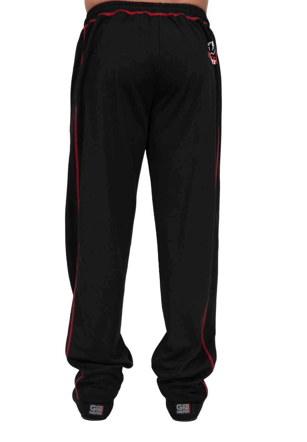 Gorilla Wear Marlow Mesh Pants - Zwart/Rood