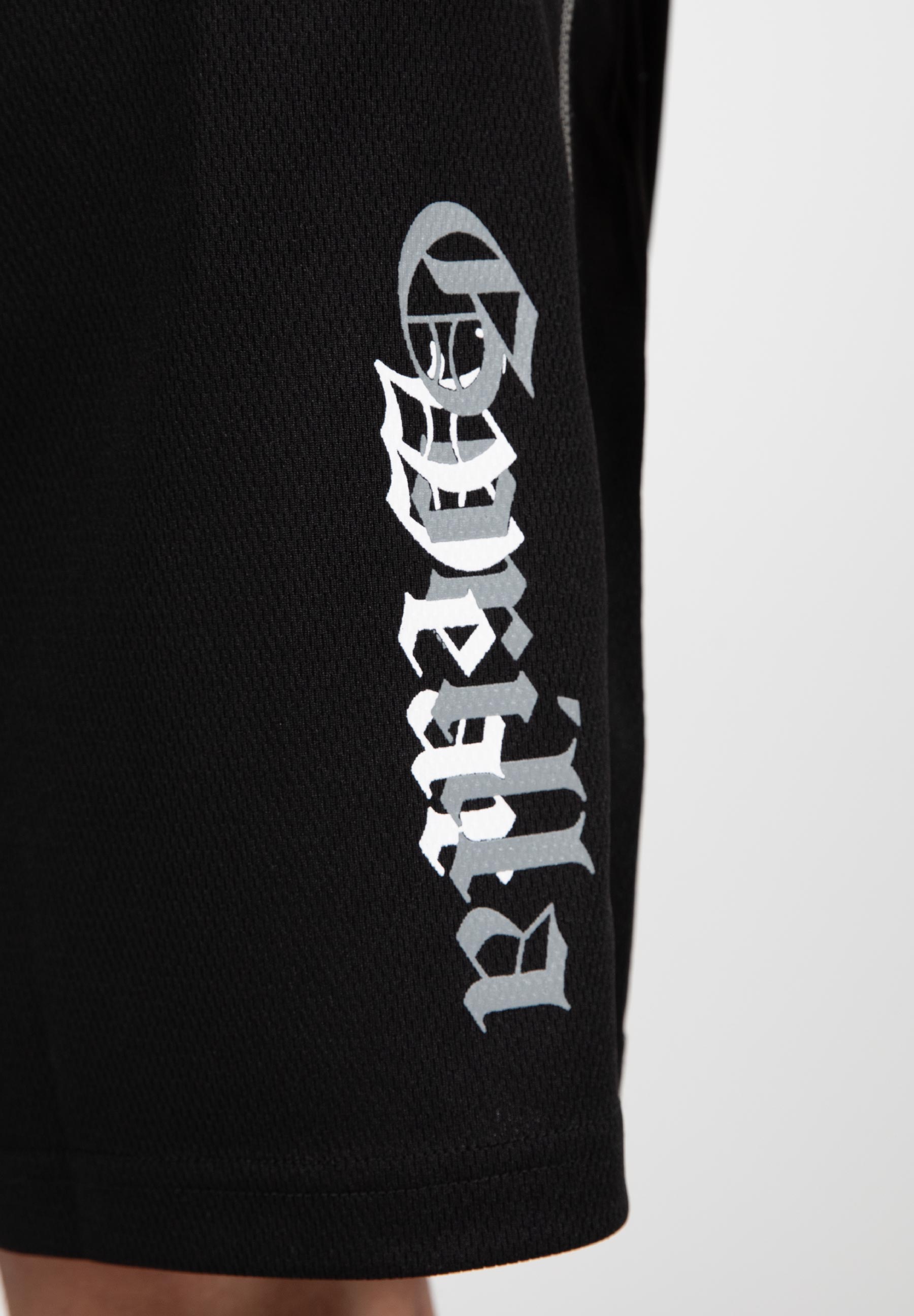 Gorilla Wear Marlow Mesh Shorts - Zwart/Grijs