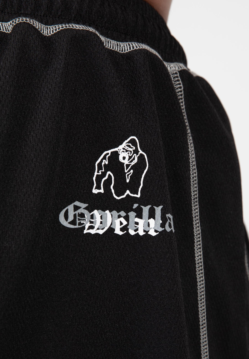 Gorilla Wear Marlow Mesh Shorts - Zwart/Grijs