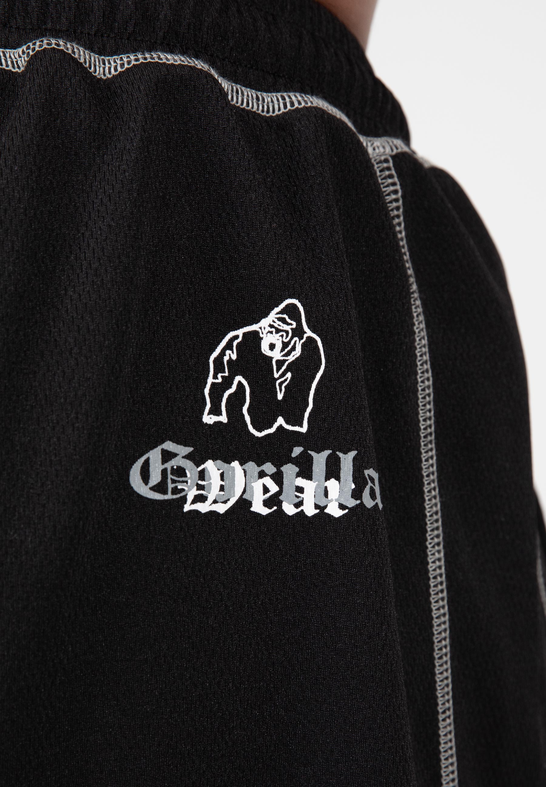 Gorilla Wear Marlow Mesh Shorts - Zwart/Grijs