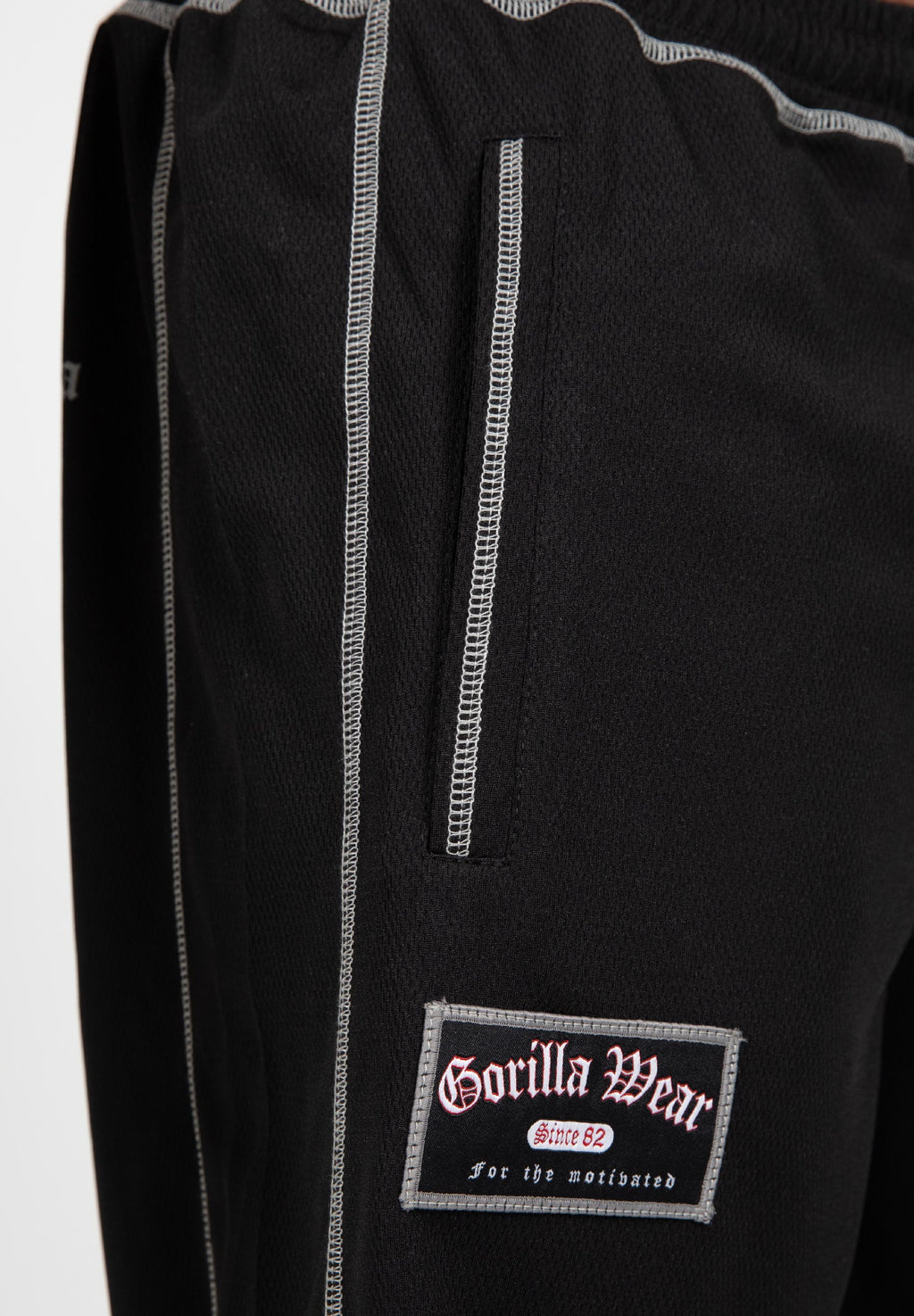 Gorilla Wear Marlow Mesh Shorts - Zwart/Grijs