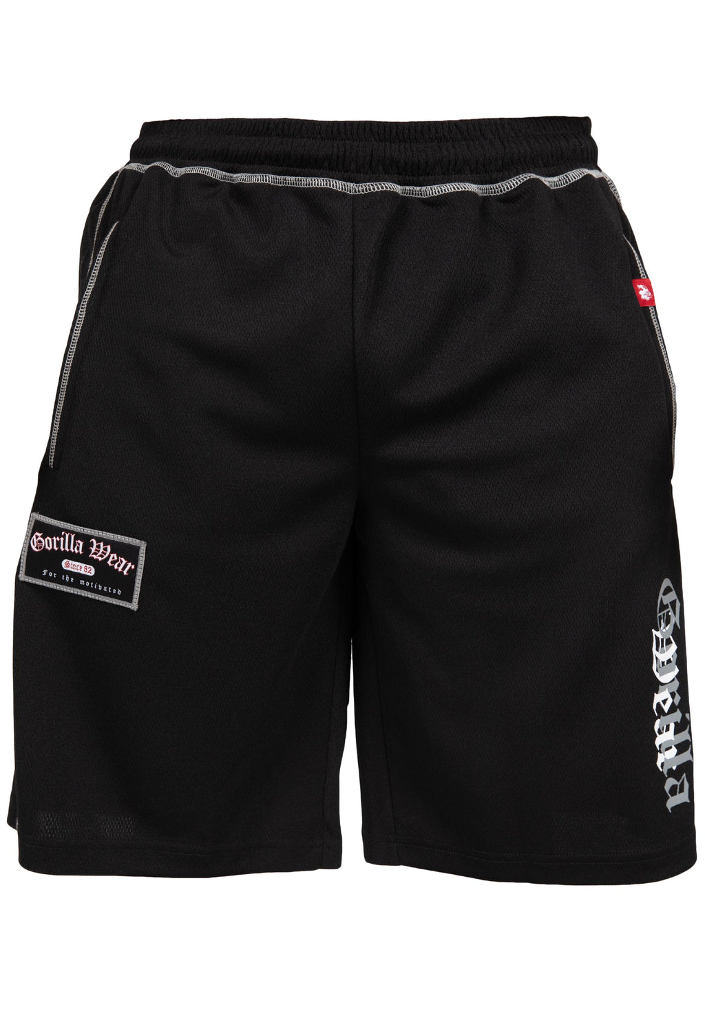 Gorilla Wear Marlow Mesh Shorts - Zwart/Grijs