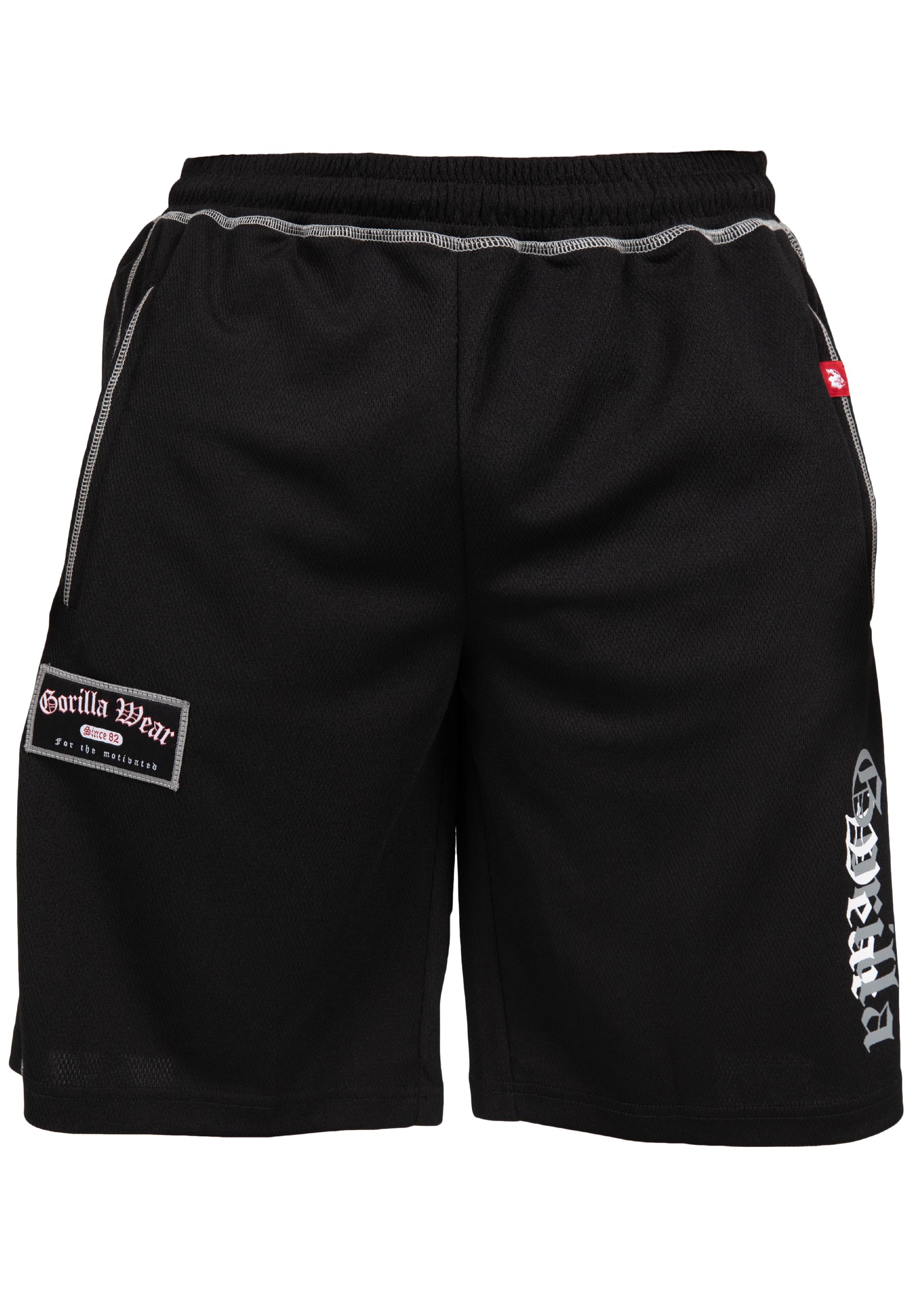 Gorilla Wear Marlow Mesh Shorts - Zwart/Grijs