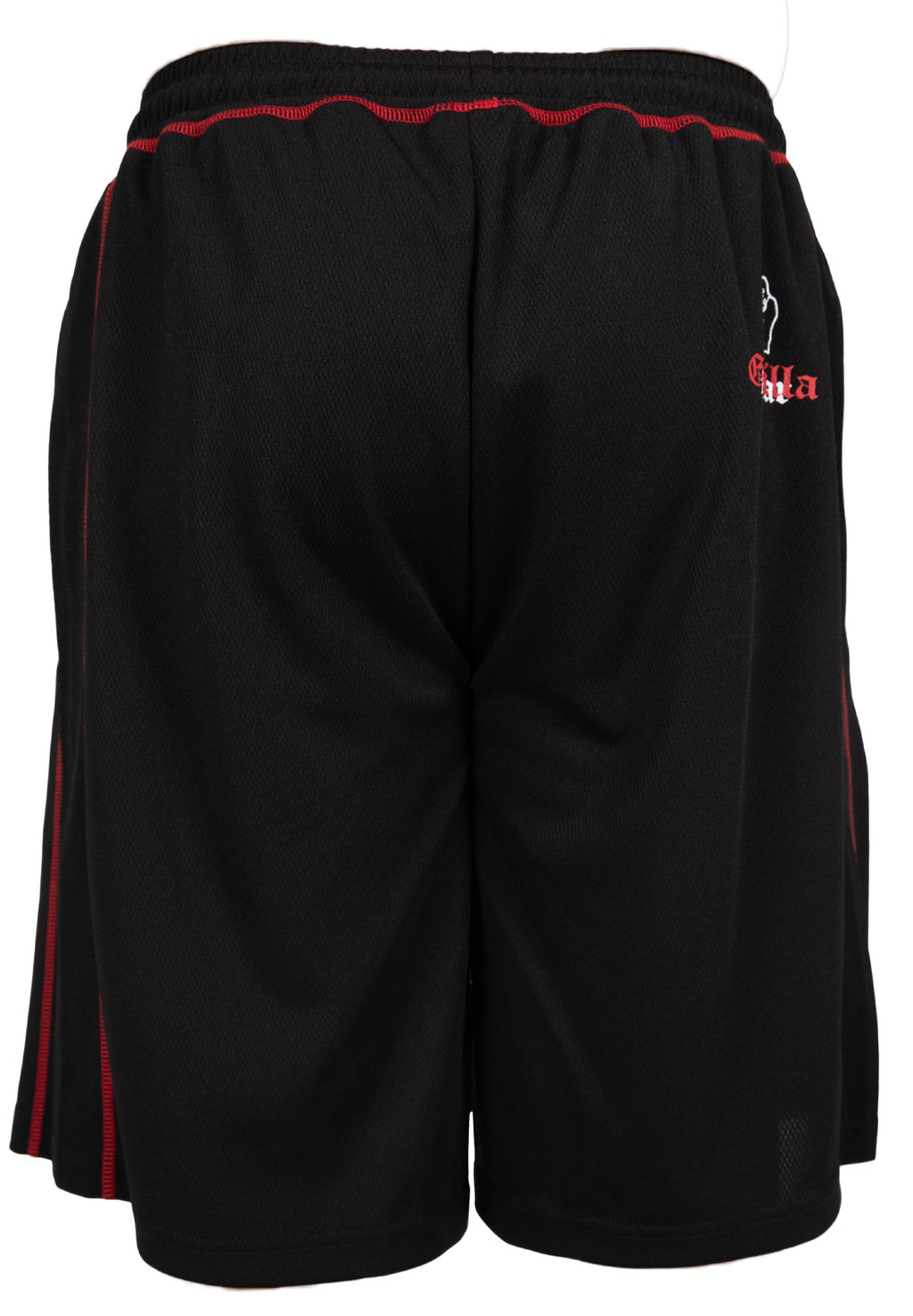 Gorilla Wear Marlow Mesh Shorts - Zwart/Rood