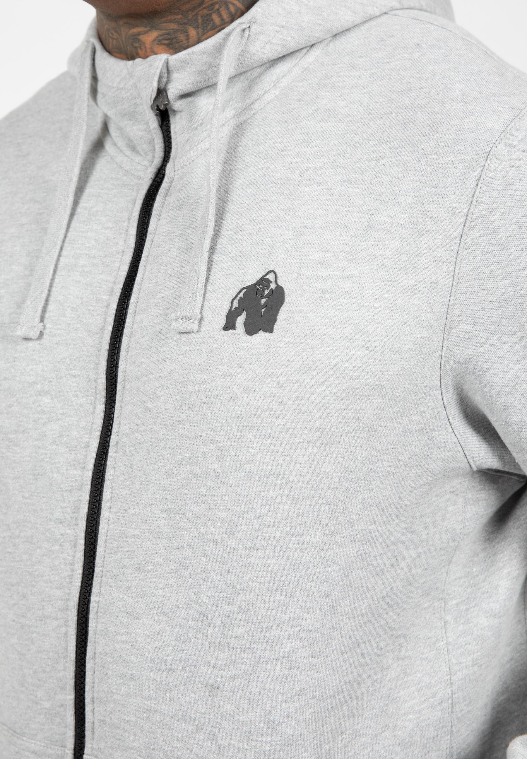 Gorilla Wear Leon Vest met Capuchon - Grijs